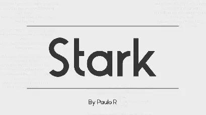 Stark font