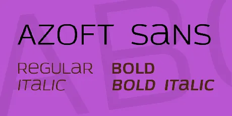 Azoft Sans font