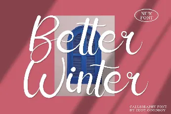 Better Winter font