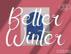 Better Winter font