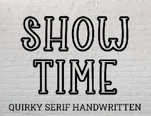 Show Time font