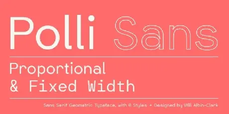 Polli Sans Serif Family font