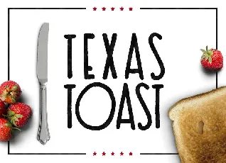 Texas Toast font