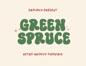 Green Spruce Display font