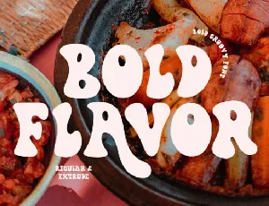 Bold Flavor font