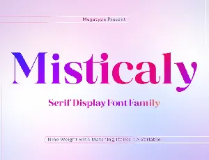 Misticaly font
