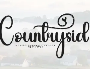 Countrysid Calligraphy font