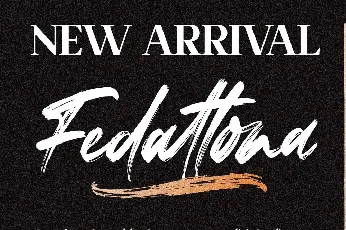 Fedattona font