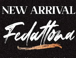 Fedattona font