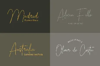 Julietta Signature font