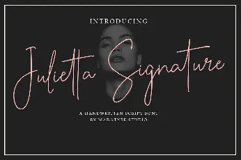 Julietta Signature font