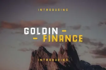 GoldinFinance Typeface Free font