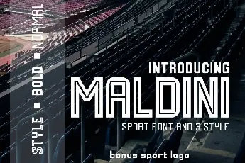 MALDINI font