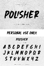 Polisher font