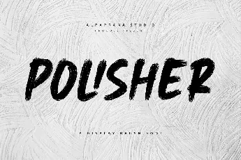 Polisher font