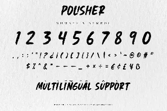 Polisher font