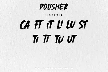 Polisher font