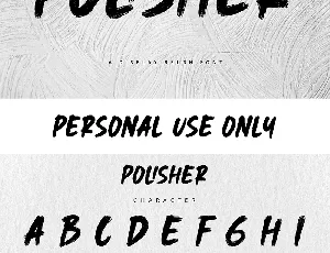 Polisher font