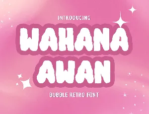 Wahana Awan font