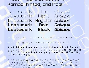 Lastwaerk font