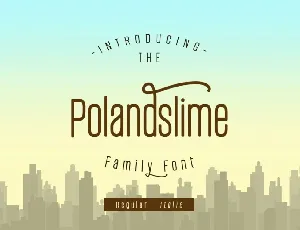 Polandslime font