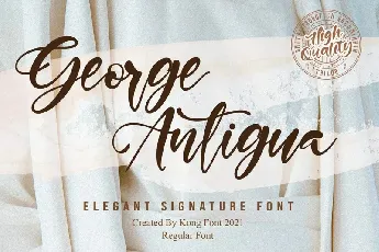 George Antigua font