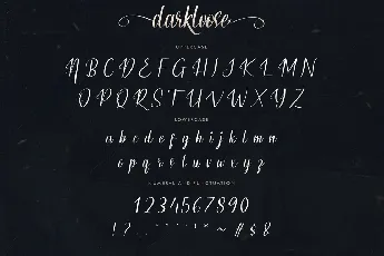 Darkloose font