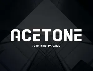 Acetone font