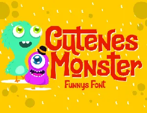 Cutenes Monster font