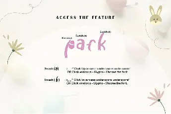 Easter Park font