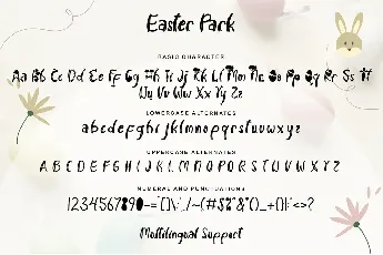 Easter Park font