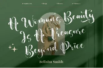 Beauty Nature font