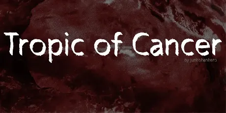 Tropic of Cancer font