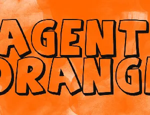 Agent Orange font