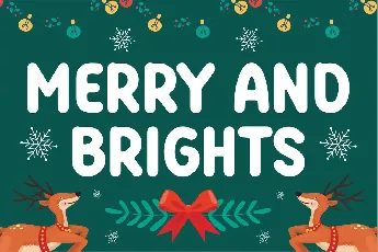 Christmas Brights font