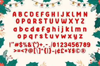 Christmas Brights font