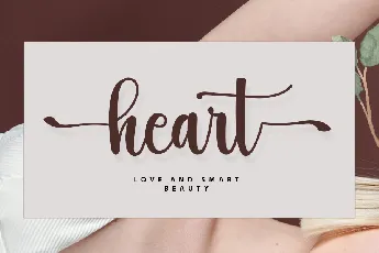 Heart Typeface font