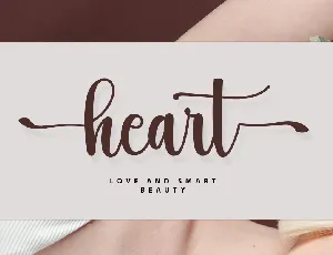 Heart Typeface font