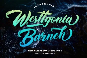 Westtgonia Barneh font