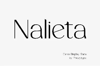 Nalieta font