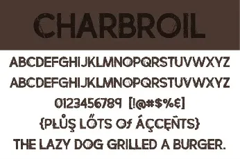 Charbroil font