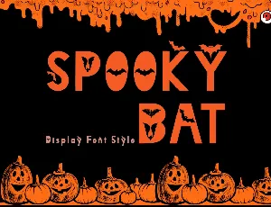 Spooky Bat font