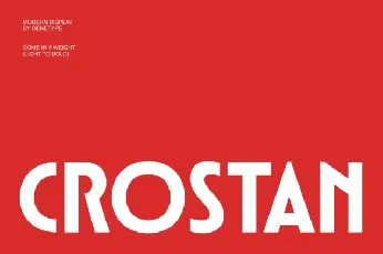 Crostan font