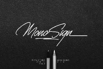 Monosign font