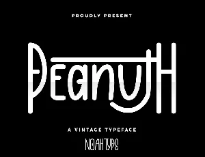 Peanuth Demo font