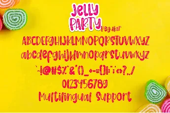 Jelly Party font