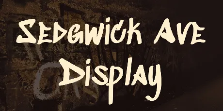 Sedgwick Ave Display font