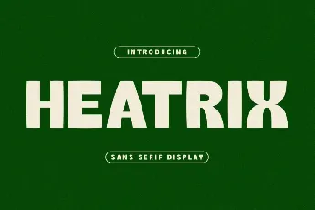 Heatrix font