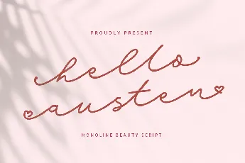 Hello Austen font