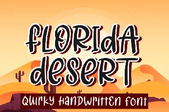 Florida Desert font